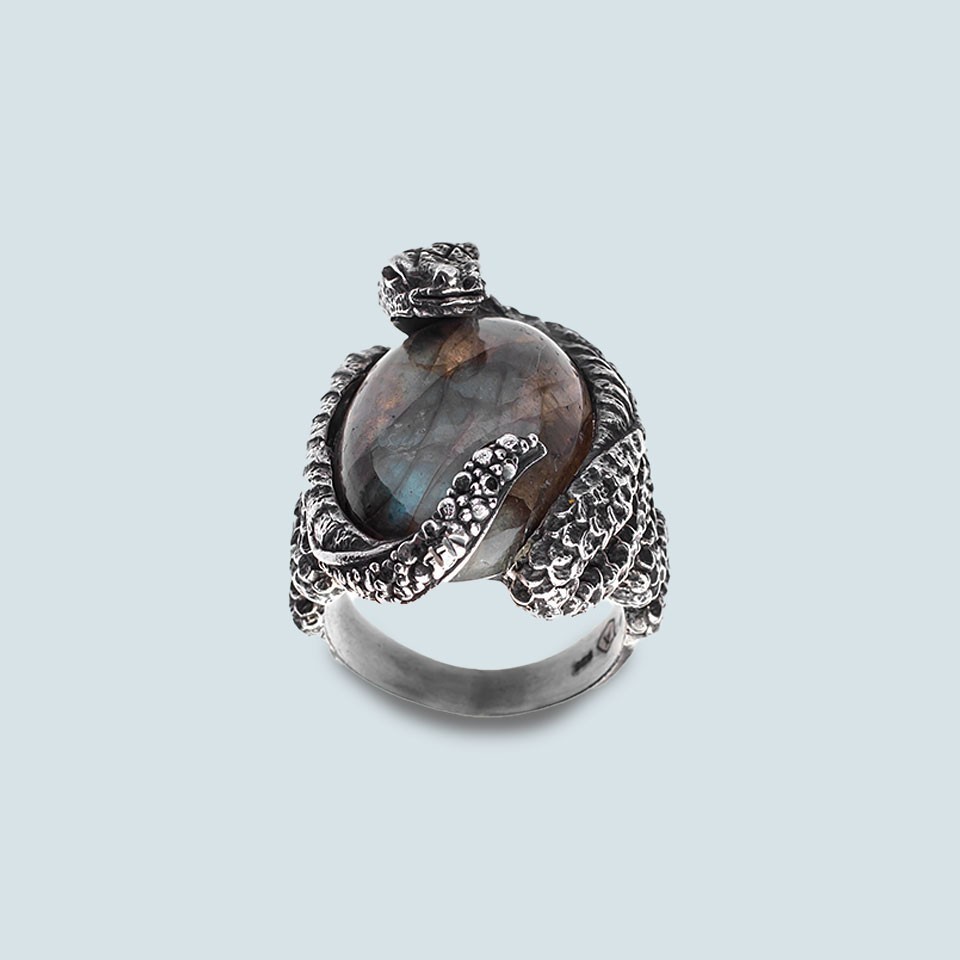 women silver ring