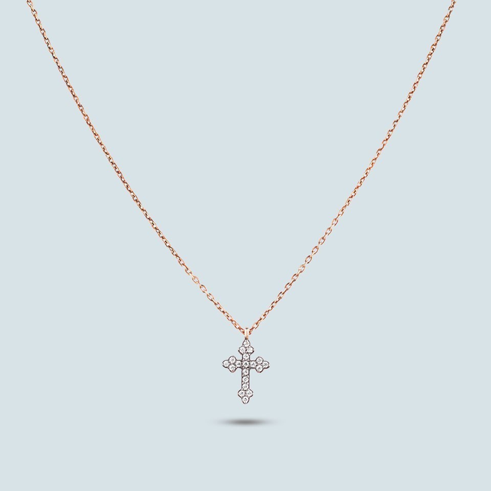 Cross necklace women